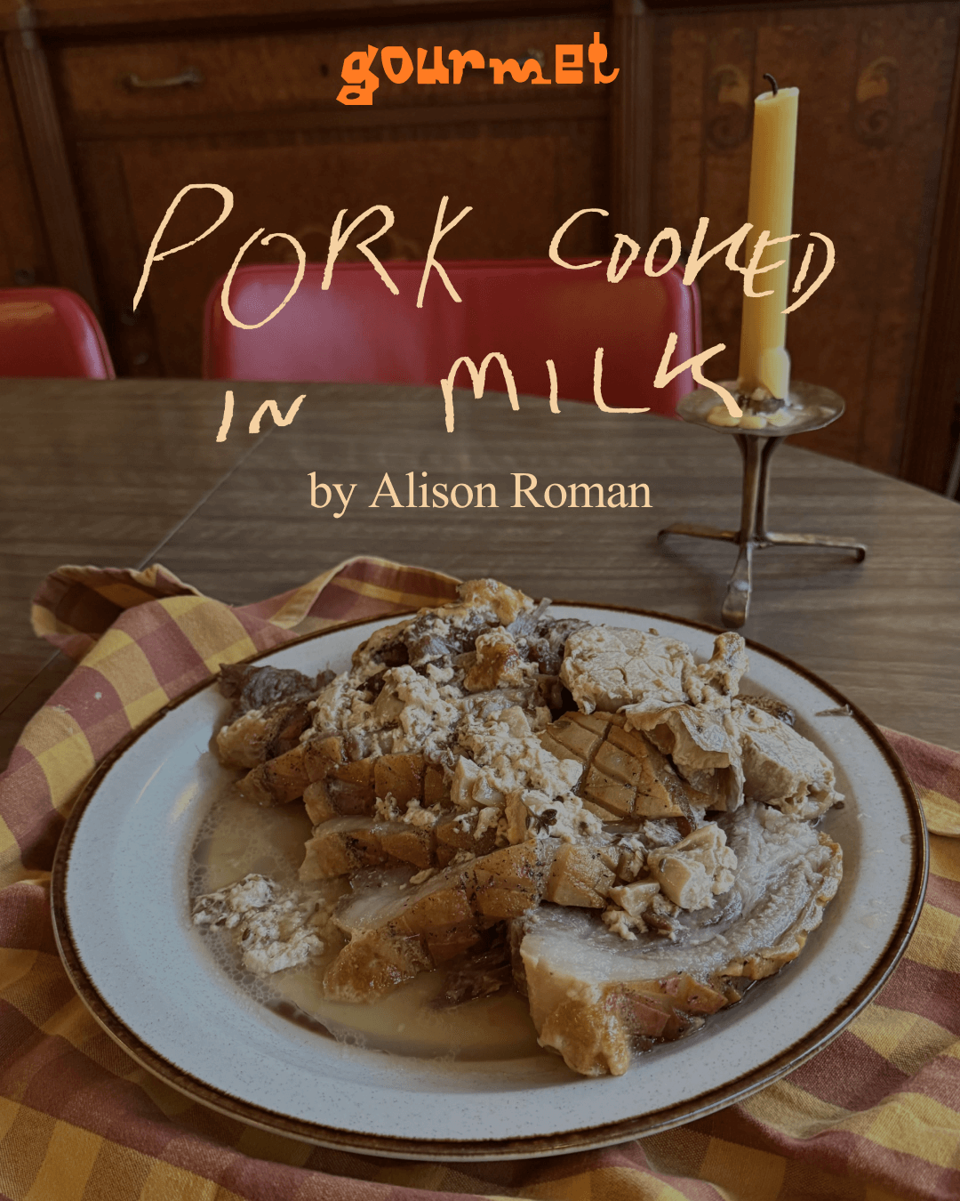 Pork Cooked in Milk