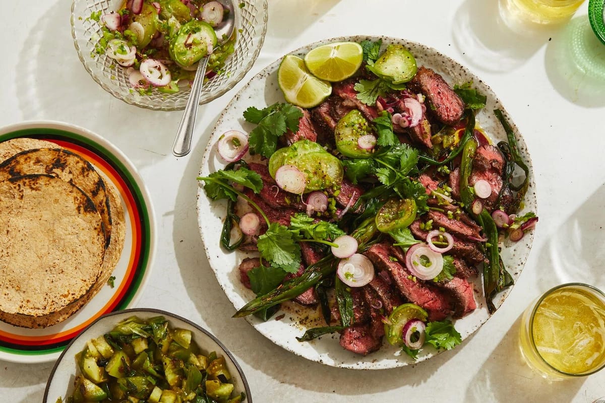 Quick-Seared Short Ribs With Charred Scallion Salsa