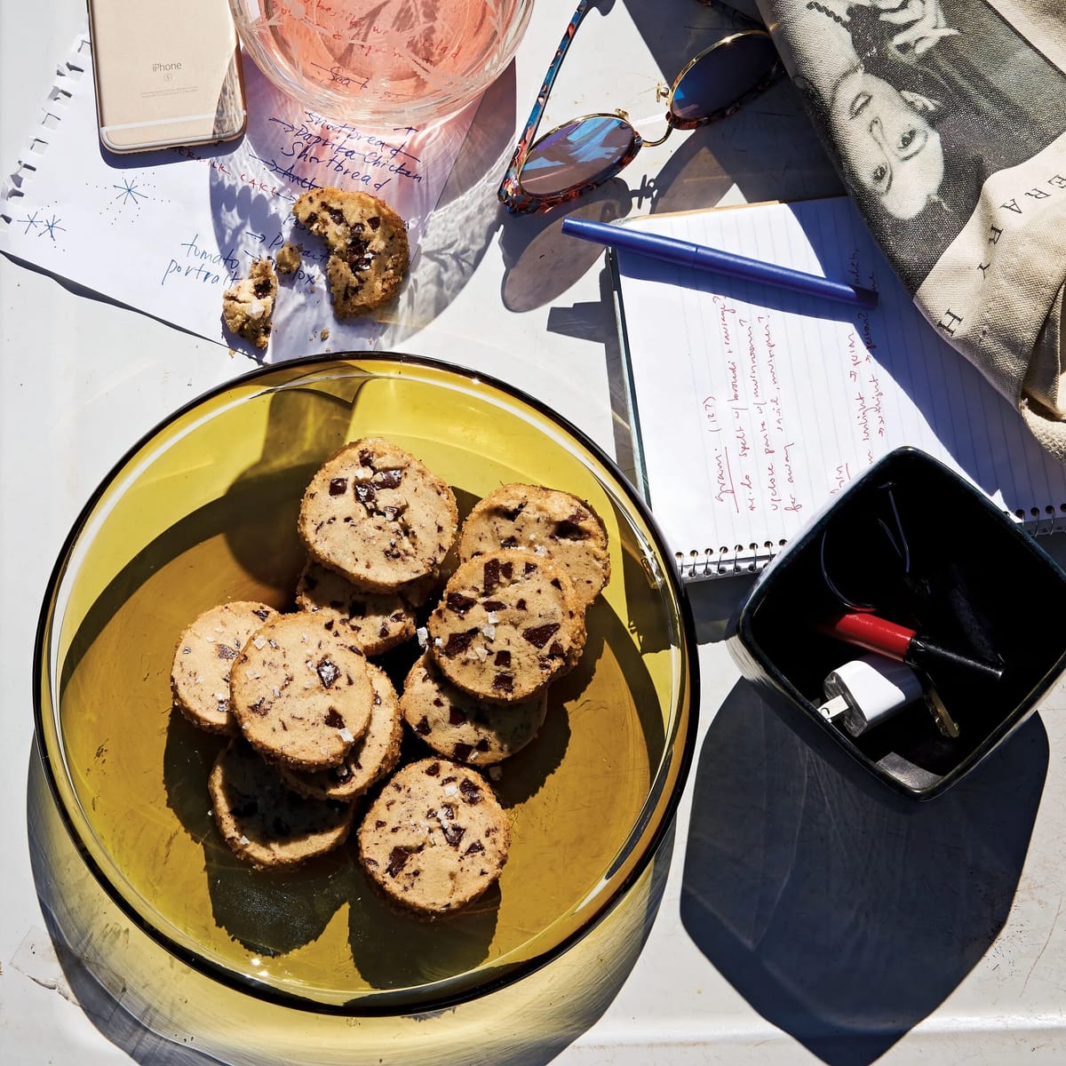 Salted Butter and Chocolate Chunk Shortbread
