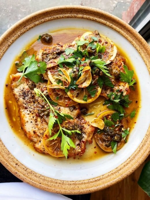 Spicy Chicken Piccata