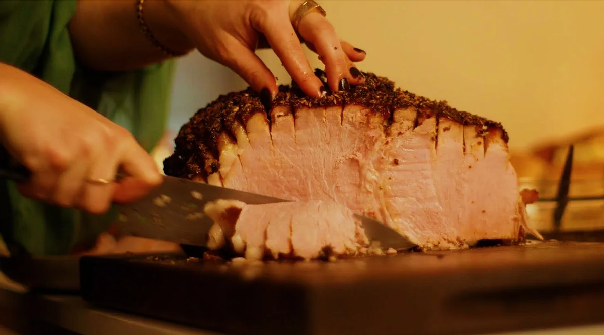 Holiday Ham with Many Mustards
