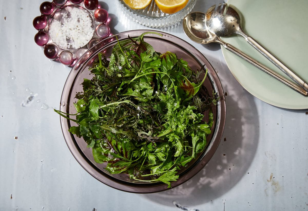 Leafy Herb Salad - Alison Roman