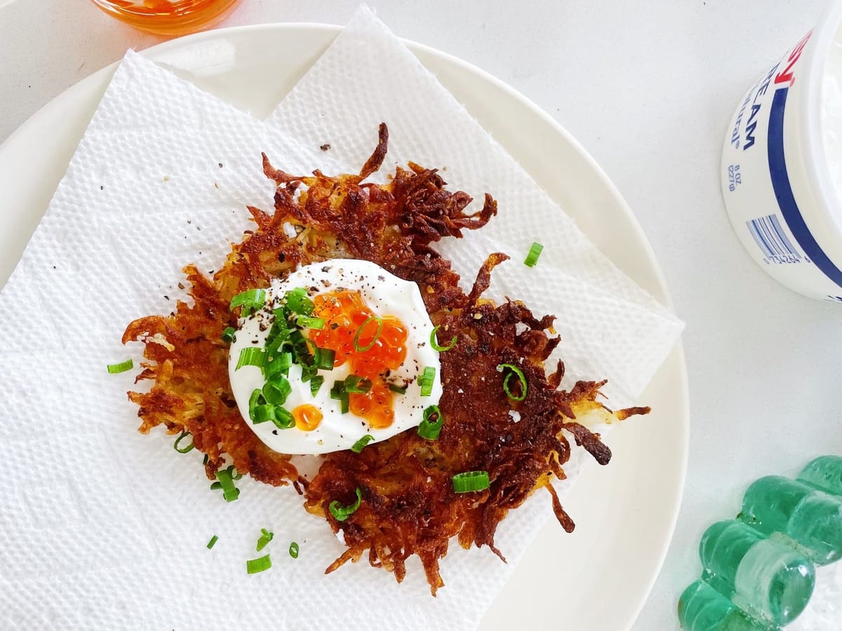 Crispy, Salty Latkes - Alison Roman