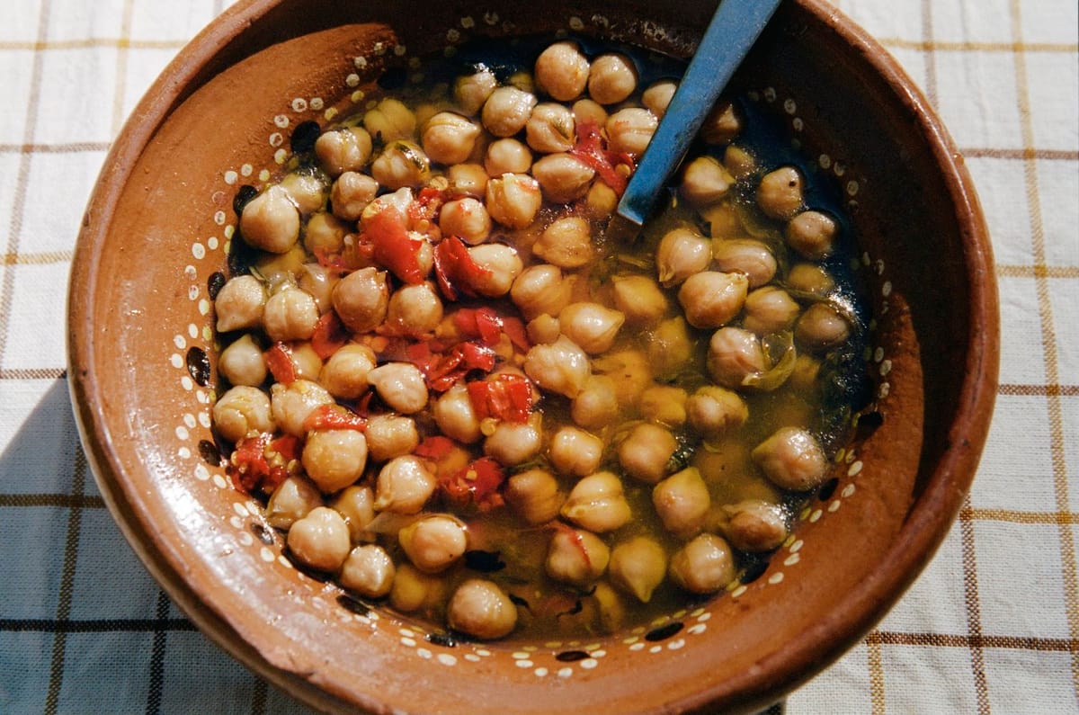 Brothy Chickpeas with Calabrian Chili - Alison Roman
