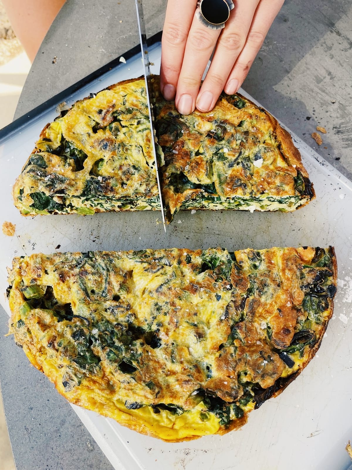 hot for frittata